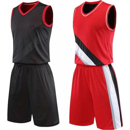 2 Sides Mens Basketball Suits Custom Throwback Team Both Sides Training Shirts Sportswear Women Uniform Sets Print Sets