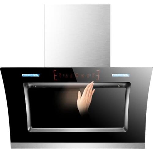 CXW-298-C3 Dual Motor Automatic Cleaning Range Hood Wall-mounted Range Hood Home Kitchen Side Suction Type Oil Absorption