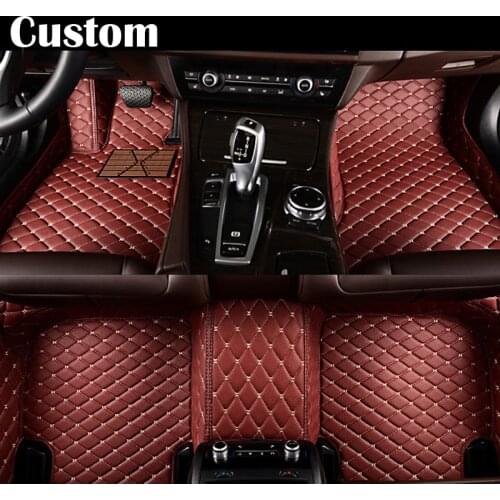 EMS Custom fit car floor mats for Jeep Grand Cherokee Wrangler Commander Compass Patriot 3D car-stylingcarpet floor liner