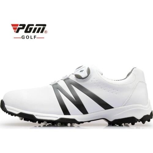 PGM Brand New Golf Shoes Men Super Leather Sport Shoes Waterproof Breathable Anti Skid Shoes For Male Size EUR 39-45 1 Pair