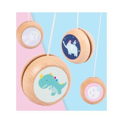 Early childhood education toys children wooden yo-yo traditional educational toys children