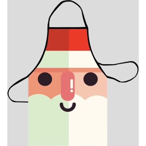 Christmas Kitchen Aprons For Women Oxford Fabric Cleaning Pinafore Home Cooking Accessories Apron