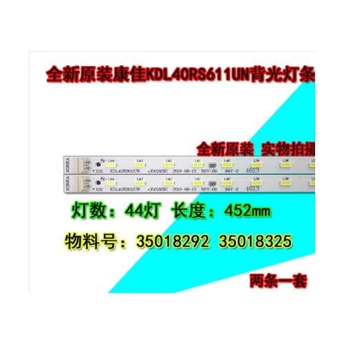 100%-0rginal novo 10pces * 44led 452mm tira conduzida para kdl40rs611un 35018292 1 pedido