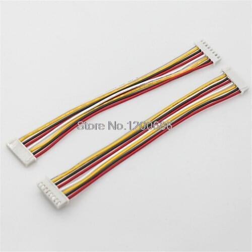 20CM 24 AWG XH2.54 XH 2.54MM 2.54 2P/3P/4P/5P/6 Pin Female & Female Double Connector with Flat Cable 200MM 1007