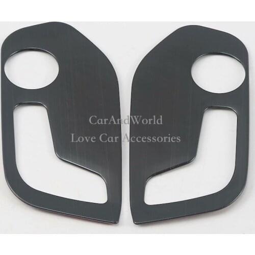 Accessories For Volvo XC60 2018-2020 Interior Front Seat Adjust Switch Button Cover Frame Panel Stainless Steel Trim Car Styling