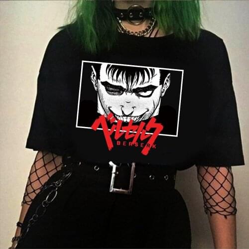 Anime Berserk Japanese Anime T Shirt Men Women Casual Fashion Unisex Harajuku Short Sleeve T Shirt Tops