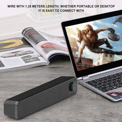 Bluetooth Sound Bar Wireless Portable Speakers Surround Sound Small Strip Speakers Bar Speaker Home Theater System TV Speakers