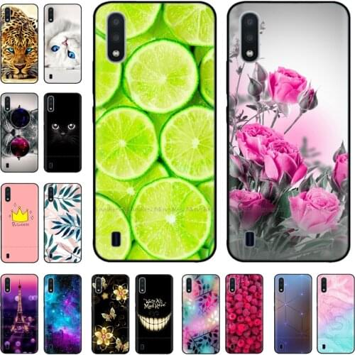 For Samsung M01 mobile phone case silicone cartoon printing back cover For Samsung Galaxy M01 M 01 SM-M015FZBDSER m015 5.7 inch