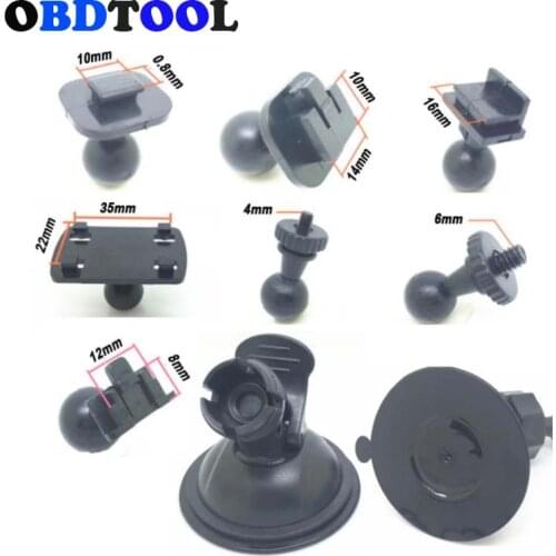 7 Types Ball Head Option DVR Holder for Car Dvr Mounts GPS DV Dash Camera Suction Cup Bracket Universal Driving Recorder Base