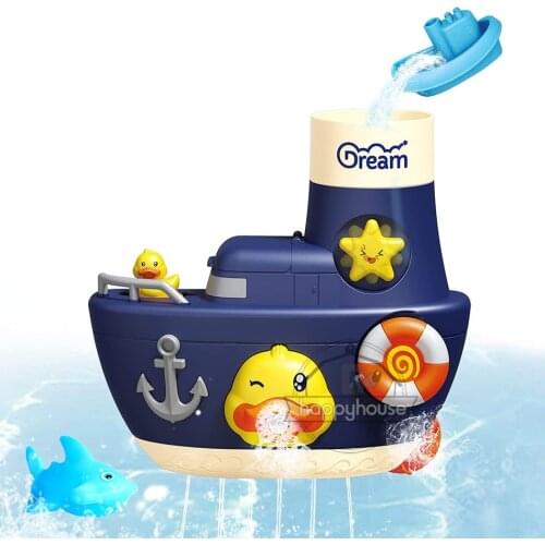 Baby Bath Toys for Kids Water Spray Game Water Spray Toy For Kids Baby Outdoor Swim Shower Bathroom Toys For Kids Bath Toy Boat