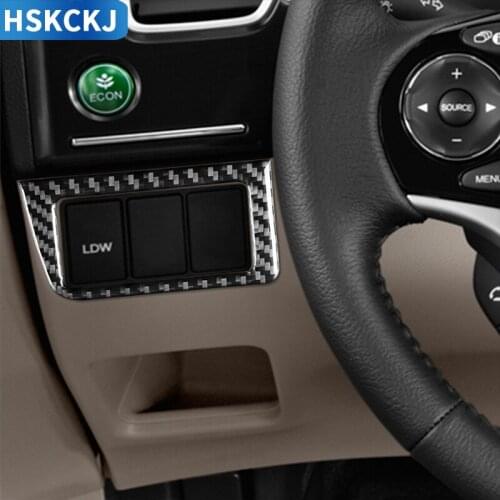 For Honda Civic 9 Coupe Sedan 2013 2014 2015 Carbon Fiber Headlight Frame Sticker Car Accessories Head Light Cover Lamp Trim