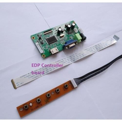 For NV156FHM-NA21 LED EDP Controller board LCD DIY 15.6" monitor DRIVER SCREEN display 1920X1080 40Pin KIT VGA EDP HDMI