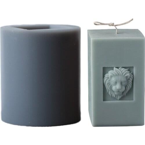 Athenian Goddess Portrait Candle Fondant Mold 3D Silicone Aromatherapy Beeswax Clay Soap Mold DIY Material Candle Making Cake De