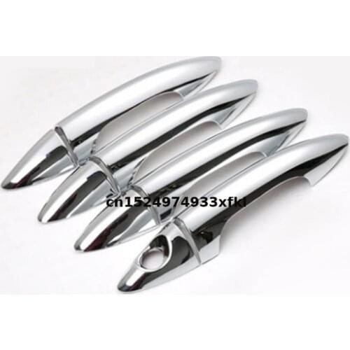 Chrome Deurgreep Cover Trim 2010-2016 For Hyundai Solaris Verna I25 Accent Grote Avega 2010-2016 Auto car accessories
