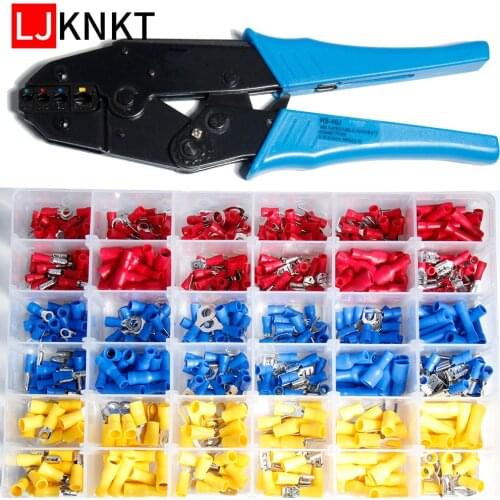 HS-40J hand tools crimping pliers Connectors Electrical Cable Round shaped Plug wire spring Terminals Crimp Spade Lug Ring Cold