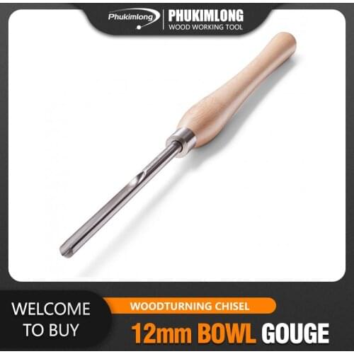 M2 HSS 12mm Bowl Gouge Wood Working Tools Wood Turning Chisel