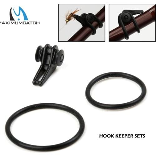 Maximumcatch 4/6Sets 12/18Pcs Tenkara Fly Rod Hook Keeper Easy Hook Keeper For Fly Fishing