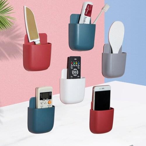 Wall Mounted Remote Control Holder Storage For Air Conditioner TV Phone Support Organizer Case Remote Control Stand Storage Box