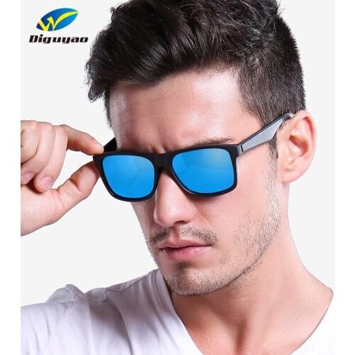 New arrived Men Brand Polarized Sunglasses Aluminum Sun Glasses Driving Glasses Rectangle Shades For Men Oculos masculino Male