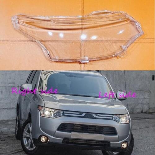 Car Headlamp Lens For Mitsubishi Outlander 2013 2014 2015 Car Headlight cover Headlamp Lens Auto Shell Cover