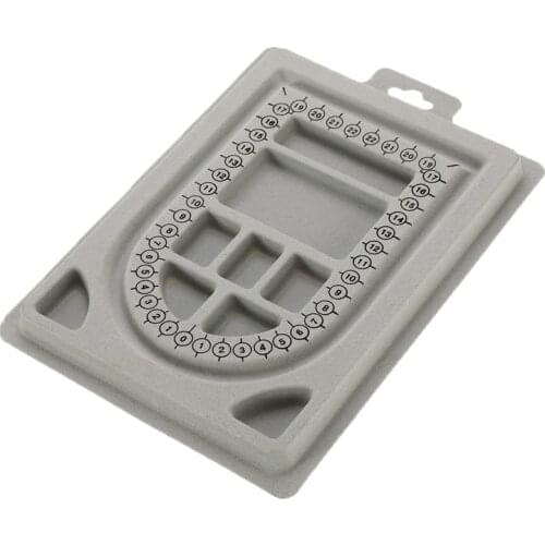 Necklace Tray Design Handmade Necklaces DIY Jewelry Making Tools Crafts Organizer Measurement Compartment Beads Beading