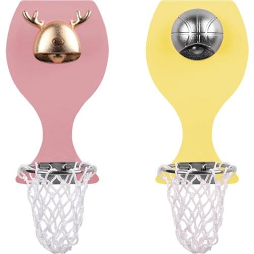 Beer Cap Opener with Basketball Net Open Soda Bottle Wall Mount Alloy Lid Jar Opener Magnetic Cola Refrigerator Bar Gift Giving
