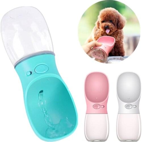 350/550ml Portable Dog Water Bottle Outdoor Cat Dog Feeding Drinking Cup Travel Drinking Bowl Pet Water Dispenser Pet Supplies