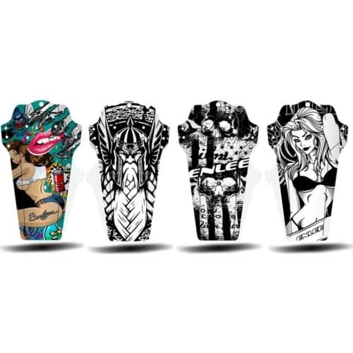 Durable Bicycle Mudguard Front Rear Mudguard Cycling Road MTB Mountain Bicycle Fender With Fixing Strap Bicycle Fenders