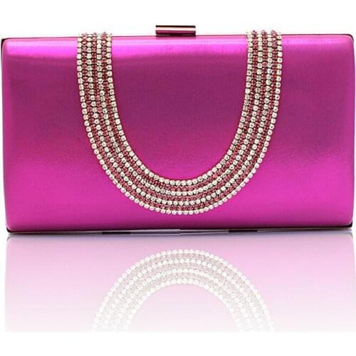 Dinner Clutch factory sale hand-beaded evening bag banquet bags European and American clutch bag bride diamond purse WY29