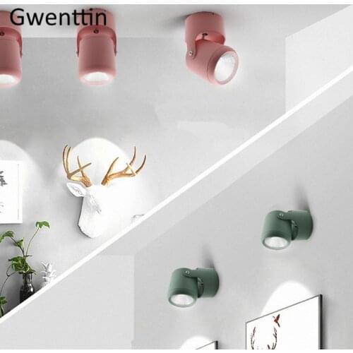 Modern Ultra Thin LED Ceiling Light Nordic Surface Mount Adjustable Lamp Living Room Bedroom Home Decor Light Fixtures Luminaire