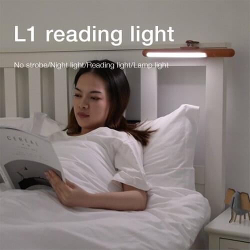 LED Hanging Magnetic Desk Light Chargeable Wireless Touch Eye Protection Reading Lamp Wardrobe Stepless Lamp Dimming Cabinet