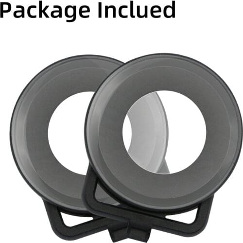 SUREWO Protective Lens Cover,Protection High Hardness Glass Lens Compatible with Insta 360 ONE R(Only for 360 Edition)