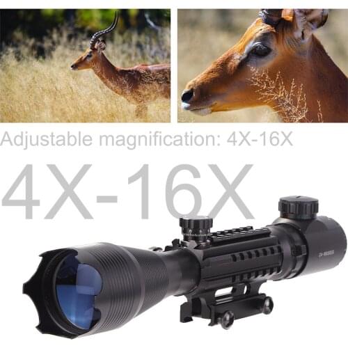 C4-16X50EG Tactical Optics Riflescope Binoculars Reticle Rifle Night Vision Scopes for Outdoor Telescope Hunting Accessories