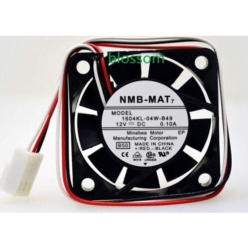 1604KL-04W-B49 4010 40mm DC 12V 0.1A Dual Ball Bearing axial Cooling Fan 6months Warranty