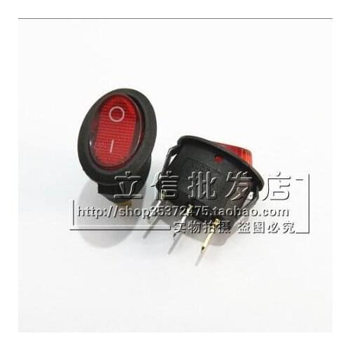 25pcs rocker switch self locking switch 3pin 2 gear KCD1-115/N ON-OFF for power supply