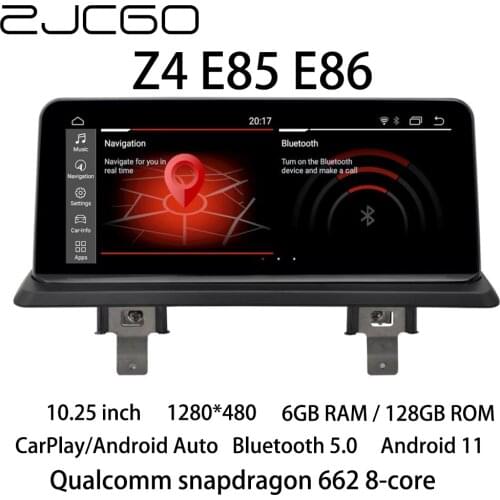 ZJCGO Car Multimedia Player Stereo GPS Radio Navigation Android CCC CIC for BMW Z4 E85 E86 2002 2003 2004 2005 2006 2007 2008