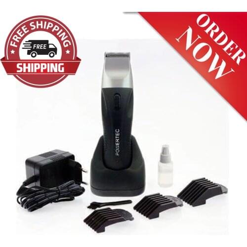 Powertec Tr 258 beard shaver cordless use steel blade quiet operation electric shaver rechargeable shaver hair and beard shaver