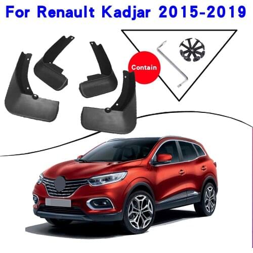 Car Fender Accessories For Renault kadjar 2015-2019 Mudguards Splash Guards Fender Mudflaps Car Fender Mud Flaps Car Fender
