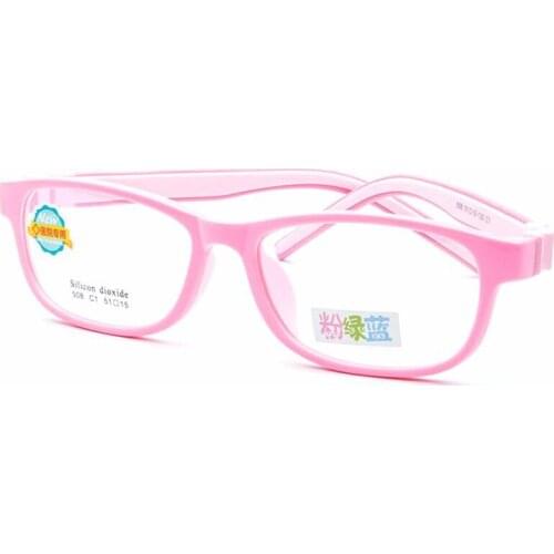 Childrens Mirror Frame 508 Silicone Glasses Childrens Glasses Color Optical Glasses Frame with Close Vision Student Glasses