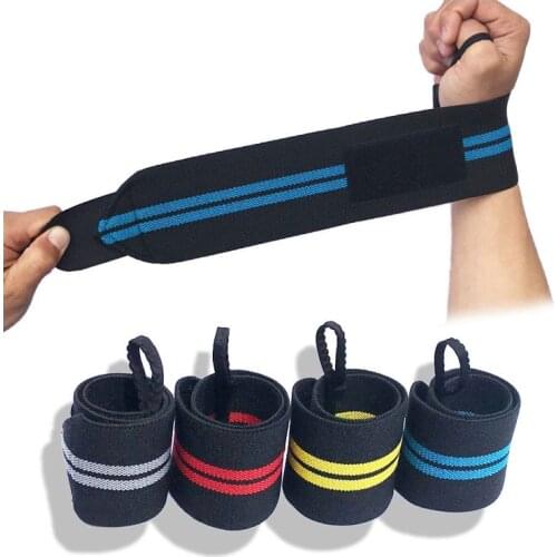 Professional Fitness Wristband Bandage Banding Exercise Wrist Sprain Assist Exercise Gloves Men Strength Training Weightlifting