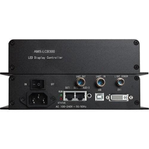 AMOONSKY LCB300 led control box with novastar msd300 sending card for flexible led display etc