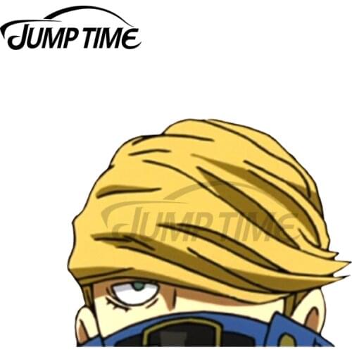 Jump Time 13 x 8.6cm For Best Jeanist Peeker Anime Car Stickers Fashion Occlusion Scratch Car Styling JDM Accessories Decal