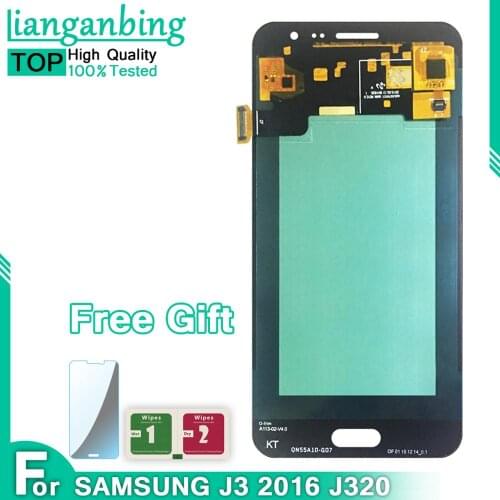 Super AMOLED 5.0'' Display For Samsung Galaxy J3 2016 J320 LCD Display J320A J320F J320M Touch Screen Digitizer Replacement Part