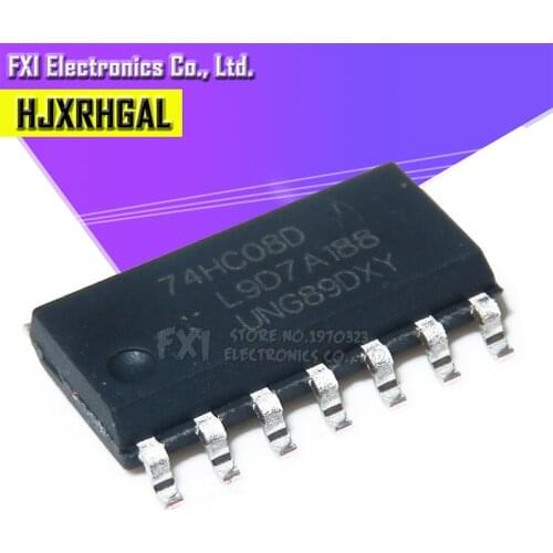 10PCS 74HC08D 74HC08 SOP14 SOP SN74HC08DR SN74HC08 SMD new original