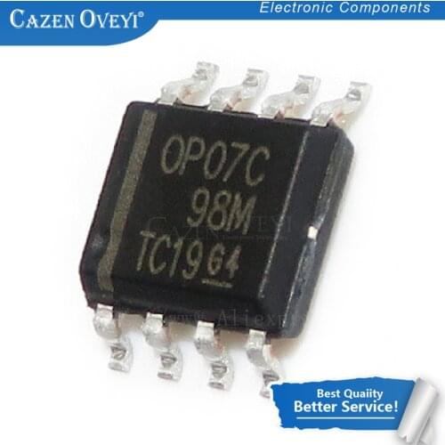 10pcs/lot OP07 OP07C OP07CDR SOP-8 In Stock