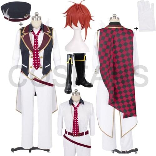2020 Idolish7 Nanase Riku Cosplay Costume women and men Hat gloves Custom size Halloween cosplay costume Wigs and shoes