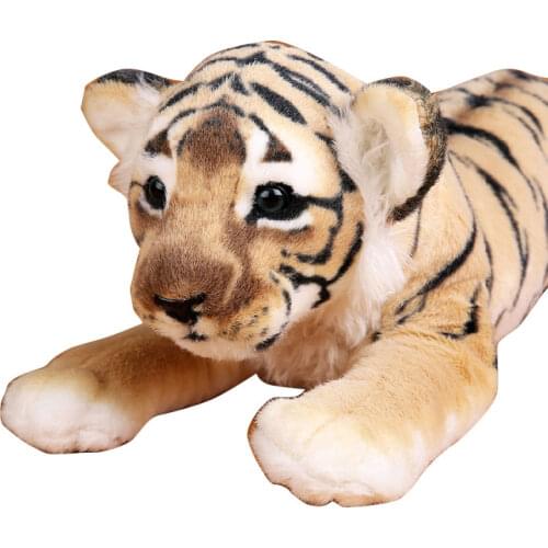2020 Soft Stuffed Animals Tiger Plush Toys Pillow Animal Lion Peluche Kawaii Doll Cotton Girl Brinquedo Toys For Children