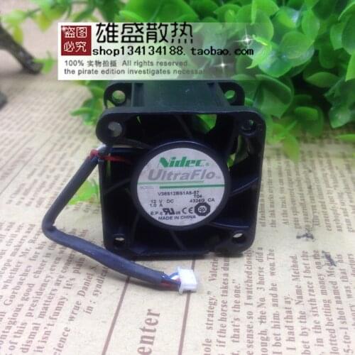For Nidec 3828 3.8CM 12V 1A V38S12BS1A5-57 T04 4-Wire Chassis Fan