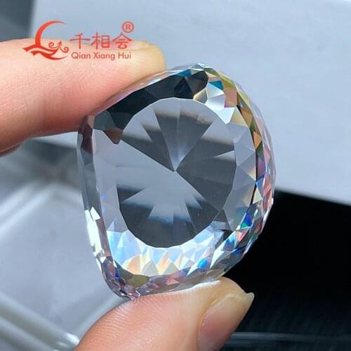 420ct 34.9*31.7mm white color The Orlov Diamon d Orloff cubic zirconia loose stone cz stone