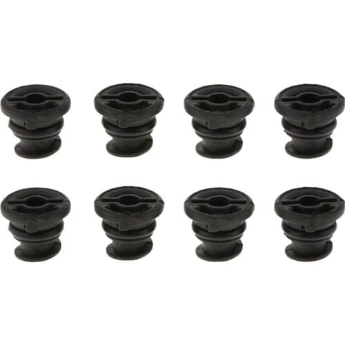 8 Pcs Engine Oil Drain Plug OEM 06L103801 23x20mm Black For VW Volkswagen Golf GTI 2015 2016